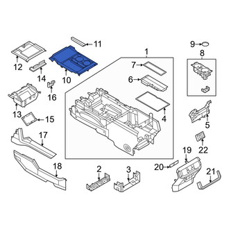 Ford OE - Front Forward Console Panel