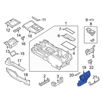 Ford OE - Front Forward Console Panel