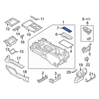 Ford OE - Front Console Mat