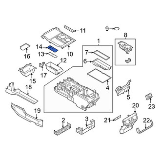 Ford OE - Center Console Mat