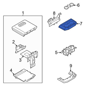 Ford OE - Center Lower Console Trim Panel