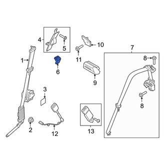 Ford OE - Front Seat Belt Anchor Plate Cover