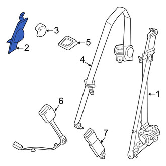 Ford OE - Front Seat Belt Height Adjuster