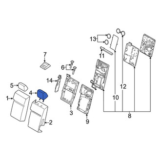 Ford OE - Front Center Headrest Cushion