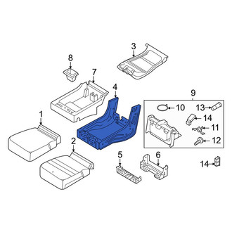 Ford OE - Front Left Seat Track