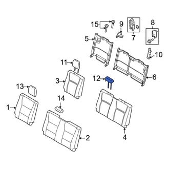 Ford OE - Rear Left Inner Headrest Cushion