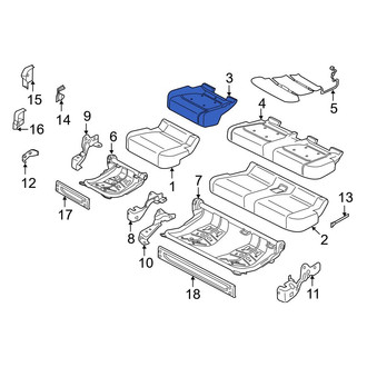 Ford OE - Front Left Seat Cushion Foam