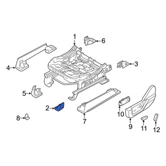 Ford OE - Front Right Forward Seat Track Cover