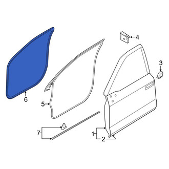 Ford OE - Rear Right Outer Door Seal