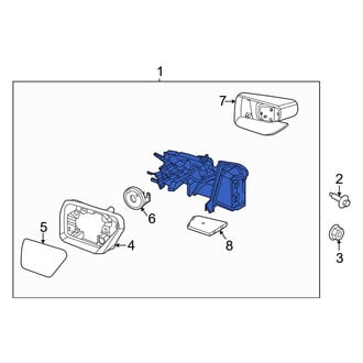 Ford OE - Front Left Door Mirror