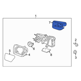 Ford OE - Front Right Door Mirror Cover