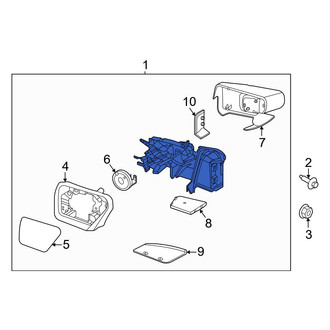 Ford OE - Front Right Door Mirror