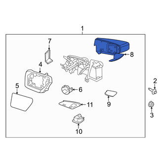 Ford OE - Front Left Door Mirror Cover