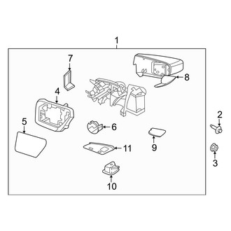 Ford OE - Front Right Door Mirror