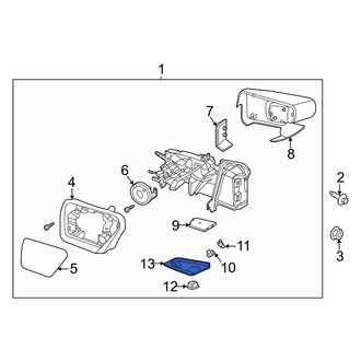 Ford OE - Front Left Outer Door Mirror Cap
