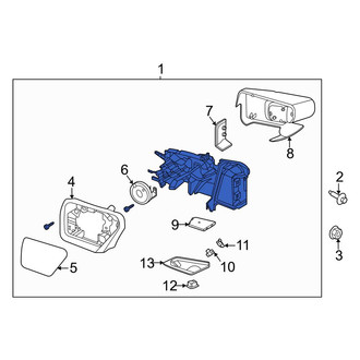 Ford OE - Front Left Door Mirror