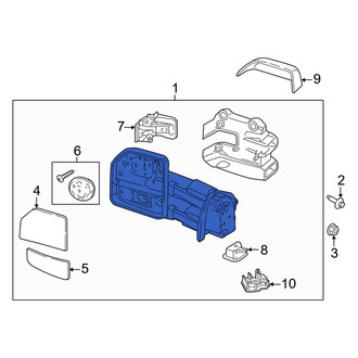 Ford OE - Front Right Door Mirror