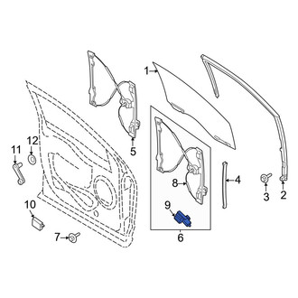 Ford OE - Front Left Window Motor
