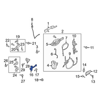 Ford OE - Front Door Check