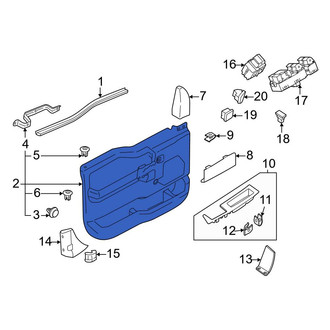 Ford OE - Front Left Inner Door Interior Trim Panel