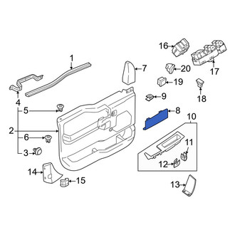 Ford OE - Front Left Door Panel Handle Cover