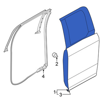 Ford OE - Rear Left Door Shell