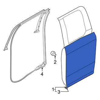 Ford OE - Rear Left Outer Door Outer Panel