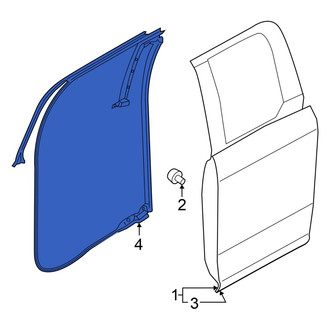 Ford OE - Rear Left Outer Door Seal