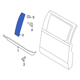 Ford OE - Rear Right Door Applique