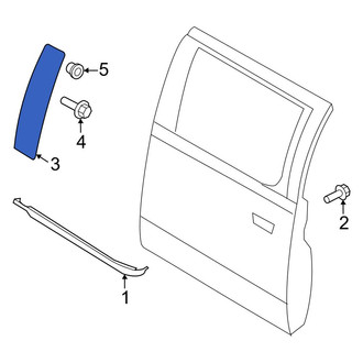 Ford OE - Rear Right Door Applique