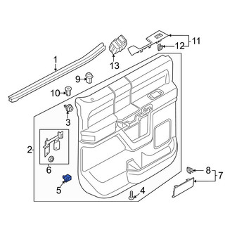Ford OE - Door Interior Trim Panel Nut