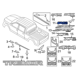 Ford OE - Rear Truck Bed Decal