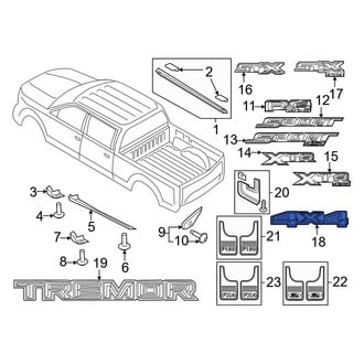 Ford OE - Rear Truck Bed Decal
