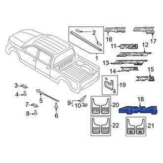Ford OE - Rear Truck Bed Decal