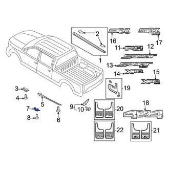 Ford OE - Rear Left Stone Guard