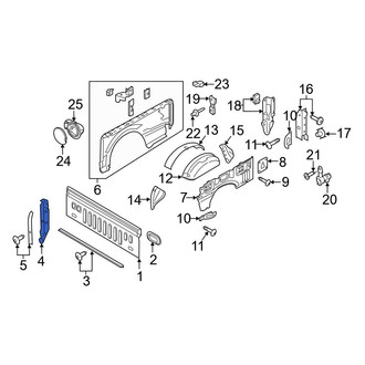 Ford OE - Front Right Truck Bed Panel Bracket