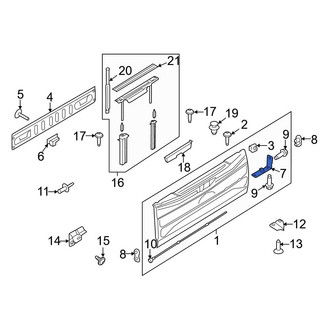 Ford OE - Rear Right Tailgate Hinge