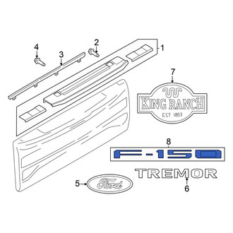 Ford OE - Rear Tailgate Emblem