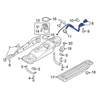 Ford OE - Fuel Tank Filler Neck