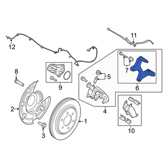 Ford OE - Rear Disc Brake Caliper Bracket