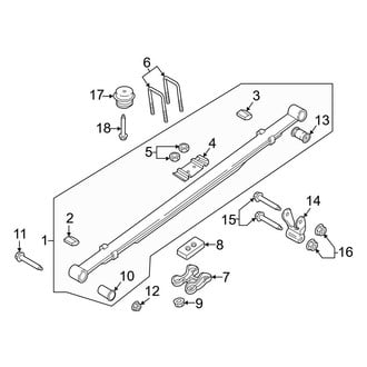 Ford OE - Rear Suspension - Suspension Components