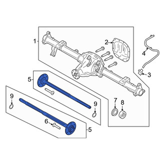 Ford OE - Rear Right Drive Axle Shaft