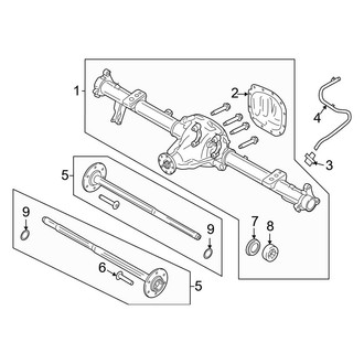 Ford OE - Rear Suspension - Rear Axle (8.8 Axle)
