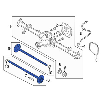 Ford OE - Rear Left Drive Axle Shaft