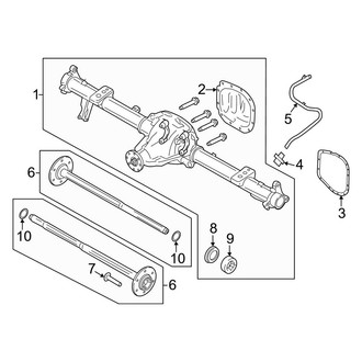 Ford OE - Rear Suspension - Rear Axle (9.75 Axle)