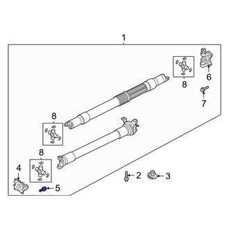 Ford OE - Drive Shaft Flange Yoke Bolt
