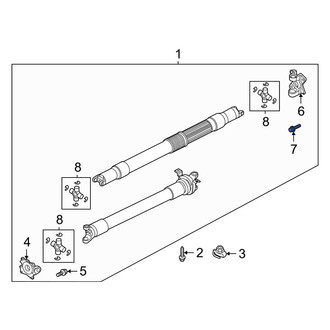 Ford OE - Rear Drive Shaft Flange Yoke Bolt