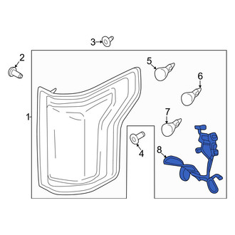 Ford OE - Rear Tail Light Wiring Harness
