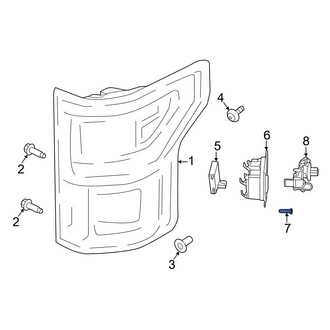Ford OE - Blind Spot Detection System Warning Sensor Screw