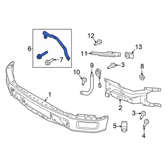 Ford OE - Front Left Lower Outer Bumper Face Bar Bracket
